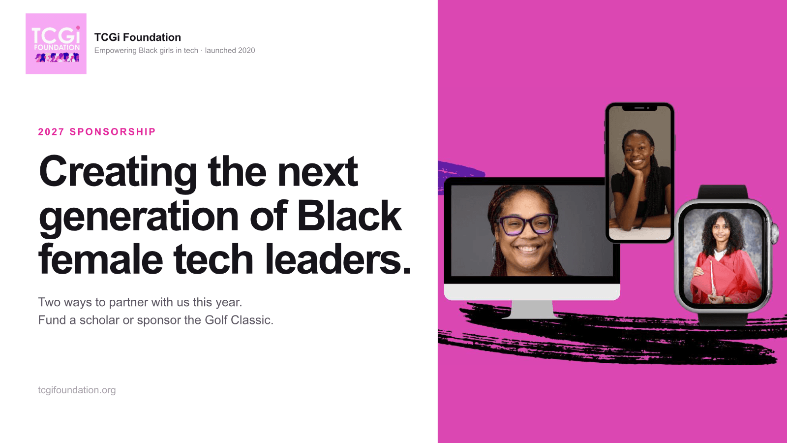 Deck cover: Creating the next generation of Black female tech leaders.