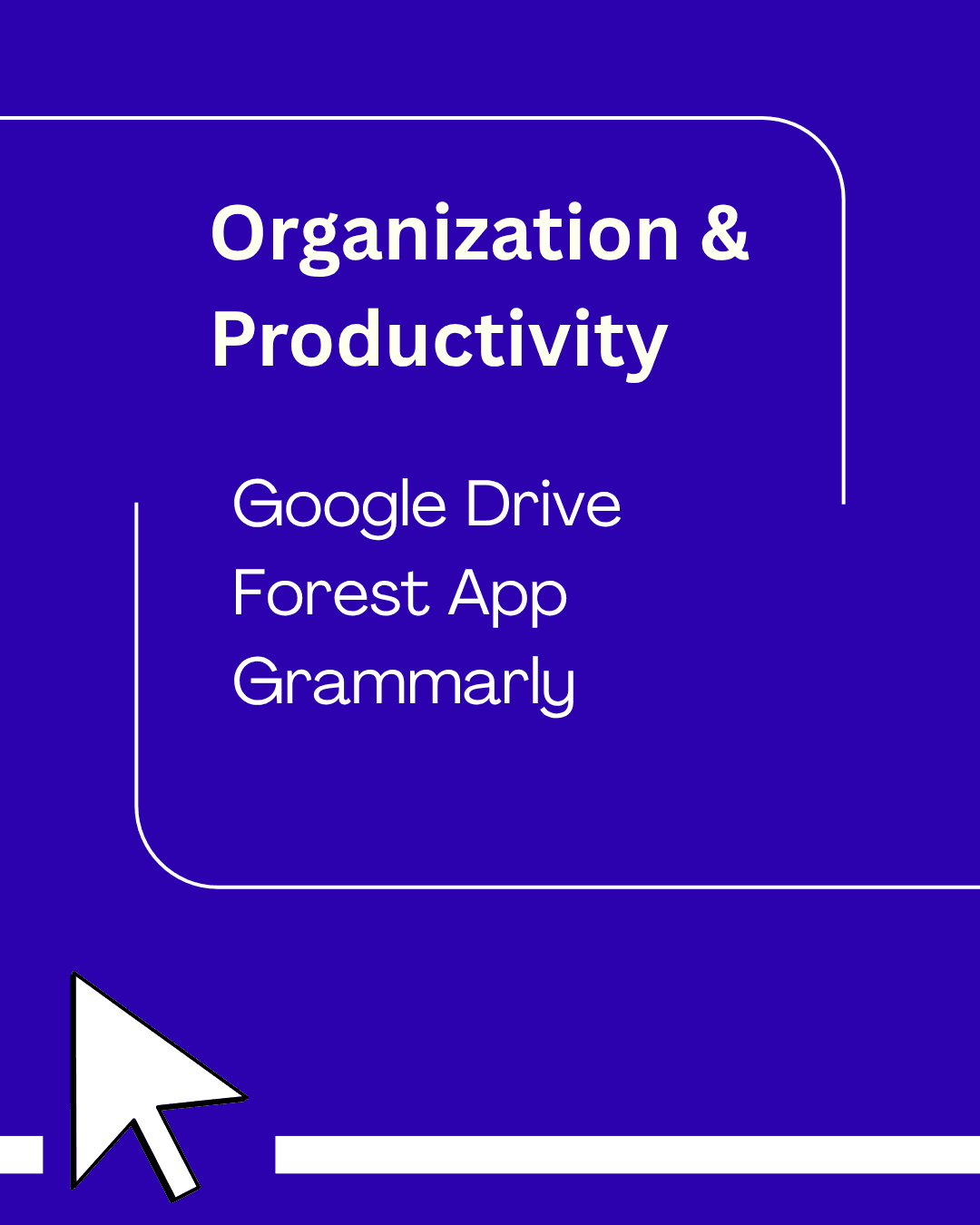 Organization & Productivity